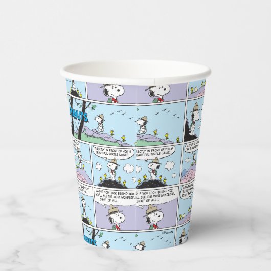 Snoopy en vrienden | Ga wandelen Papieren Bekers (Rechts)