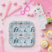 Snoopy en vrienden | Ga wandelen Papieren Bordje (Feest)