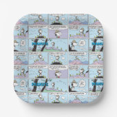 Snoopy en vrienden | Ga wandelen Papieren Bordje (Voorkant)