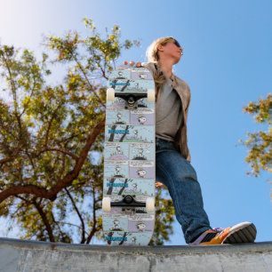 Snoopy en vrienden Ga wandelen Persoonlijk Skateboard