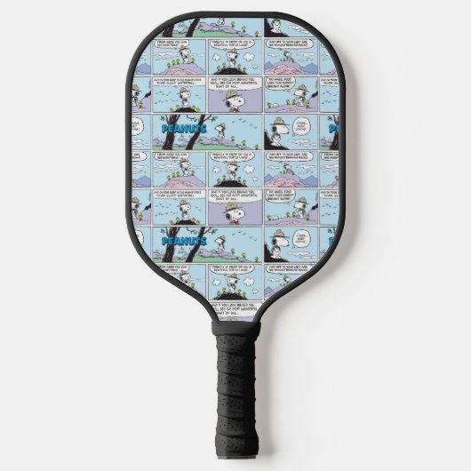 Snoopy en vrienden | Ga wandelen Pickleball Paddle (Voorkant)