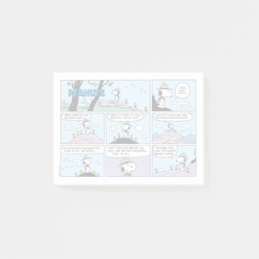 Snoopy en vrienden | Ga wandelen Post-it® Notes (Voorkant)