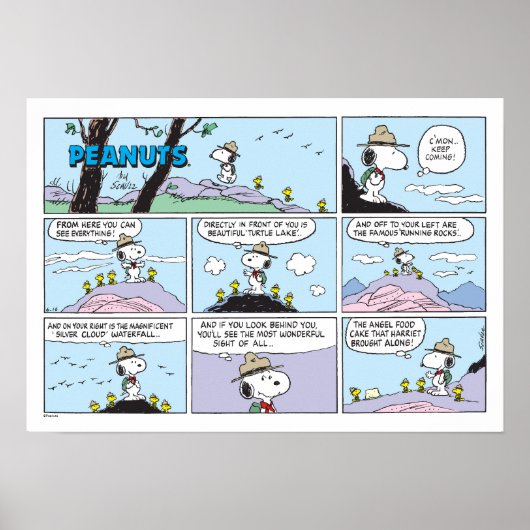 Snoopy en vrienden | Ga wandelen Poster (Voorkant)