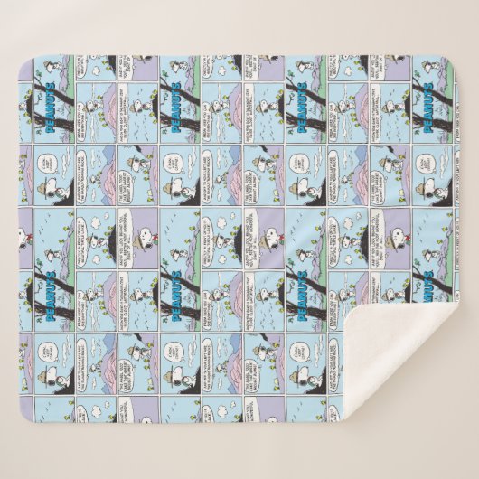 Snoopy en vrienden | Ga wandelen Sherpa Deken (Voorkant (horizontaal))