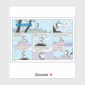 Snoopy en vrienden | Ga wandelen Sticker (Vel)