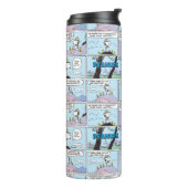 Snoopy en vrienden | Ga wandelen Thermosbeker (Gedraaid links)