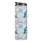 Snoopy en vrienden | Ga wandelen Thermosbeker (Geroteerd rechts)