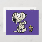 Snoopy en Woodstock Mummies Briefkaart (Voorkant / Achterkant)