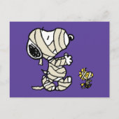 Snoopy en Woodstock Mummies Briefkaart (Voorkant)