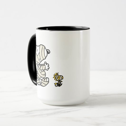 Snoopy en Woodstock Mummies Mok (Voorkant links)