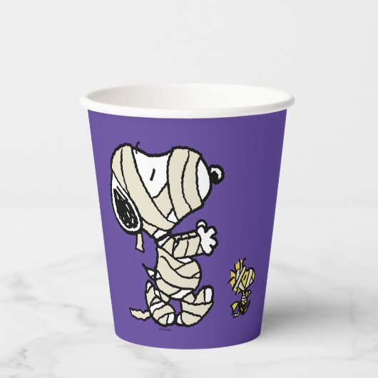 Snoopy en Woodstock Mummies Papieren Bekers (Voorkant)