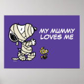 Snoopy en Woodstock Mummies Poster (Voorkant)