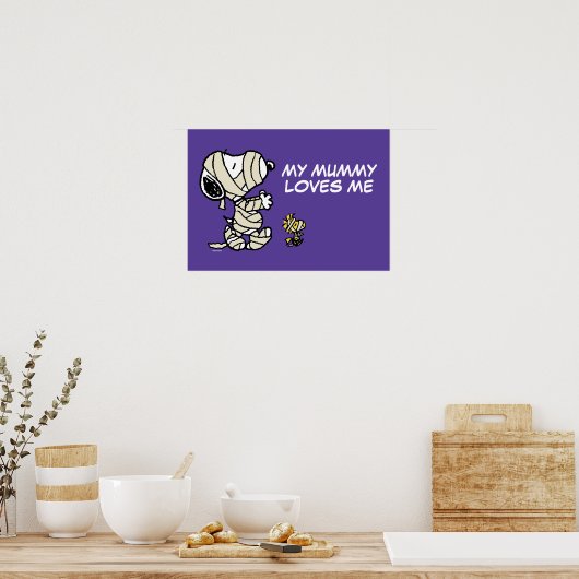 Snoopy en Woodstock Mummies Poster (Keuken)