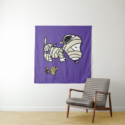 Snoopy en Woodstock Mummies Wandkleed (In Situ (horizontaal))