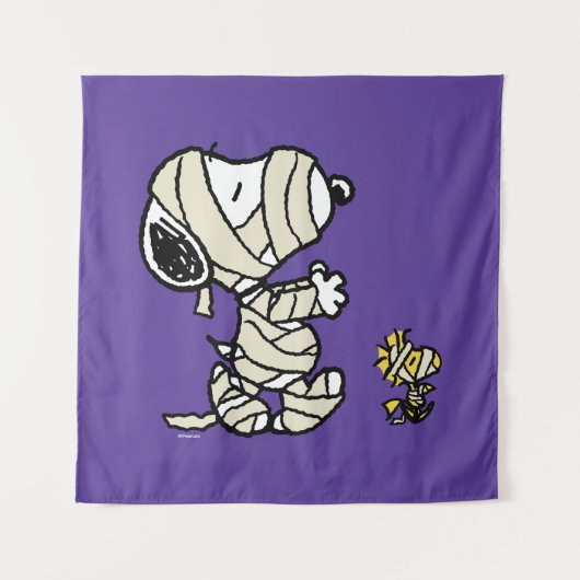Snoopy en Woodstock Mummies Wandkleed (Voorkant)