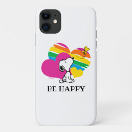 Snoopy en Woodstock | Rainboogharten Case-Mate iPhone Case