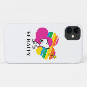 Snoopy en Woodstock | Rainboogharten Case-Mate iPhone Case (Achterkant (horizontaal))
