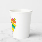 Snoopy en Woodstock | Rainboogharten Papieren Bekers (Links)