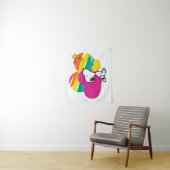 Snoopy en Woodstock | Rainboogharten Wandkleed (In situ)