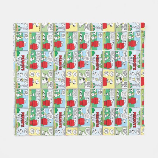 Snoopy en zijn broers Andy en Olaf Fleece Deken (Voorkant (Horizontaal))