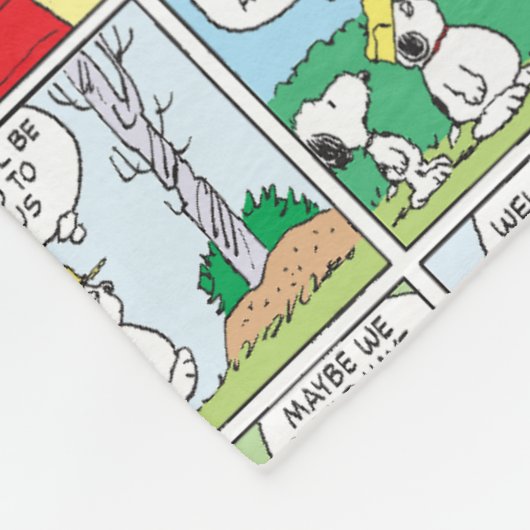 Snoopy en zijn broers Andy en Olaf Fleece Deken (Hoek)