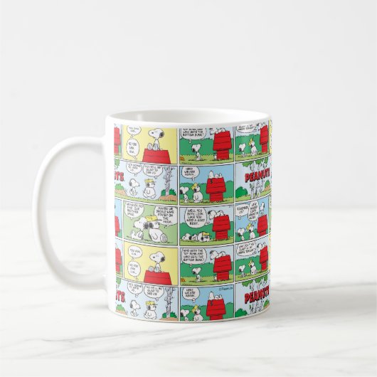 Snoopy en zijn broers Andy en Olaf Koffiemok (Links)