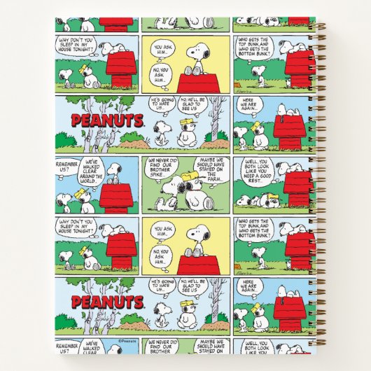 Snoopy en zijn broers Andy en Olaf Notitieboek (Achterkant)