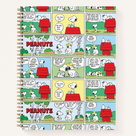 Snoopy en zijn broers Andy en Olaf Notitieboek (Voorkant)