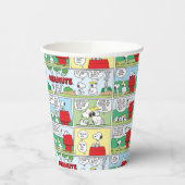 Snoopy en zijn broers Andy en Olaf Papieren Bekers (Links)