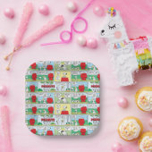 Snoopy en zijn broers Andy en Olaf Papieren Bordje (Feest)