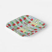 Snoopy en zijn broers Andy en Olaf Papieren Bordje (Gebogen)