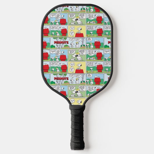 Snoopy en zijn broers Andy en Olaf Pickleball Paddle (Voorkant)