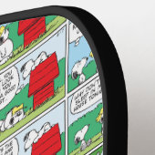 Snoopy en zijn broers Andy en Olaf Pickleball Paddle (Links Detail)