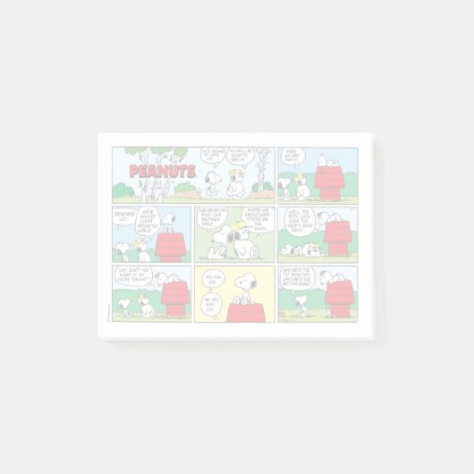 Snoopy en zijn broers Andy en Olaf Post-it® Notes (Voorkant)