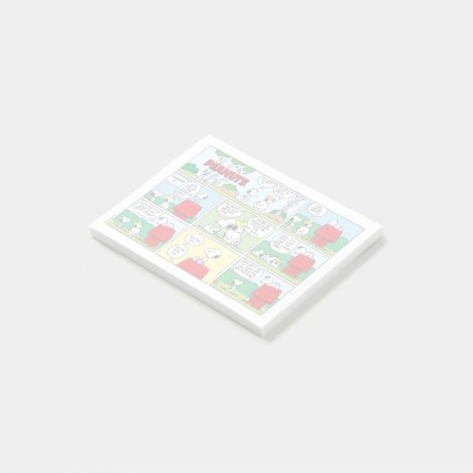 Snoopy en zijn broers Andy en Olaf Post-it® Notes (Schuin)