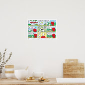 Snoopy en zijn broers Andy en Olaf Poster (Keuken)
