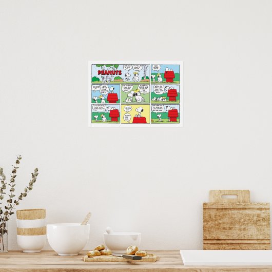 Snoopy en zijn broers Andy en Olaf Poster (Keuken)