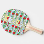 Snoopy en zijn broers Andy en Olaf Tafeltennisbatje (Zijkant)