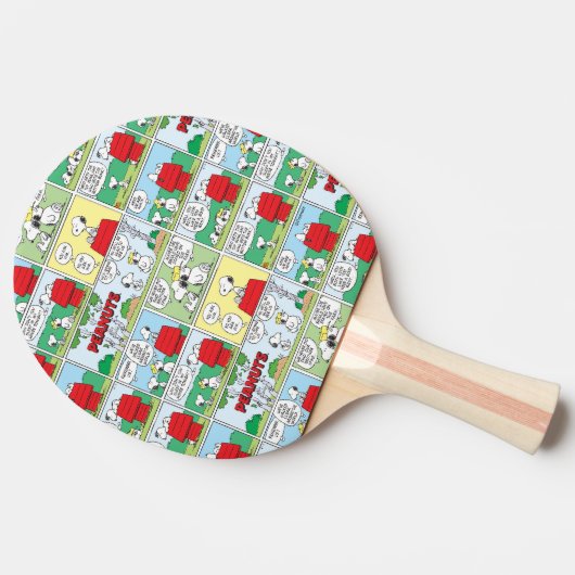 Snoopy en zijn broers Andy en Olaf Tafeltennisbatje (Zijkant)