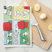 Snoopy en zijn broers Andy en Olaf Theedoek (Quarter Fold)