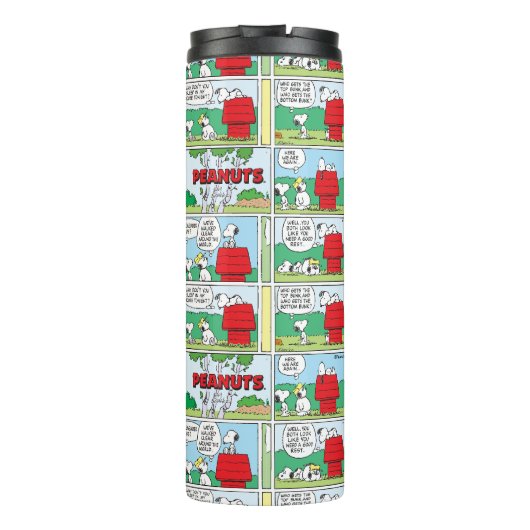 Snoopy en zijn broers Andy en Olaf Thermosbeker (Achterkant)