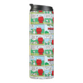 Snoopy en zijn broers Andy en Olaf Thermosbeker (Geroteerd rechts)