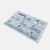 Snoopy & Friends Hockey spel Deurmat (Schuin)