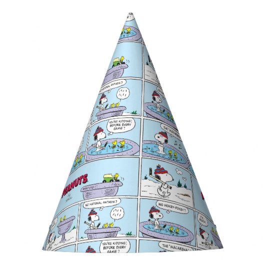 Snoopy & Friends Hockey spel Feesthoedjes (Voorkant)