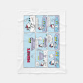 Snoopy & Friends Hockey spel Fleece Deken (Voorkant)