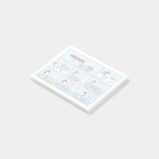 Snoopy & Friends Hockey spel Post-it® Notes (Schuin)