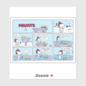 Snoopy & Friends Hockey spel Sticker (Vel)
