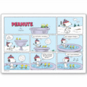 Snoopy & Friends Hockey spel Sticker (Voorkant)