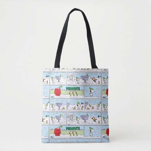 Snoopy & Friends Hockey spel Tote Bag (Voorkant)