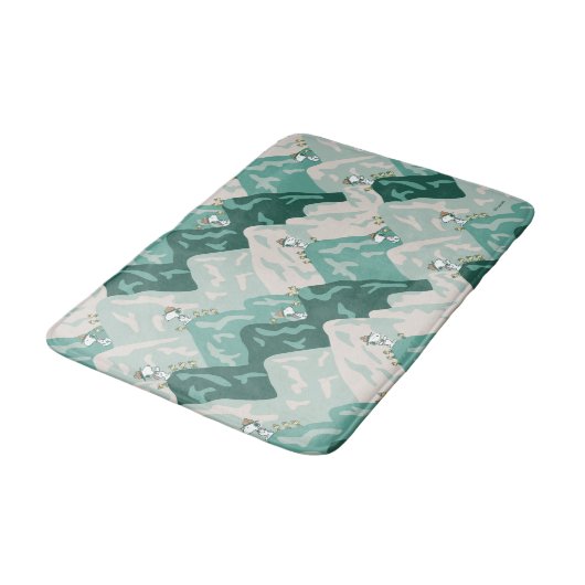 Snoopy Great Outdoor Pattern Badmat (Gekanteld)